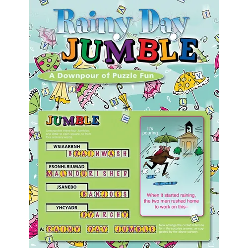 Rainy Day Jumble(r): A Downpour of Puzzle Fun - Paperback
