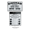 Bingham Gateway to the Maine Forest: Halfway Between Equator and North Pole Welcome to God's Country - Paperback
