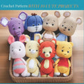 Crochet Pattern with 10 Cute Amigurumi Projects: Easy Beginner Friendly Animal Crochet Activity Book with 10 Projects with Step by Step Instructions - Paperback