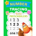 Fun Number Tracing Book for Preschoolers & Kids Ages 3-5: Count and Trace Numbers Practice Handwriting Workbook for Pre K, Kindergarten and Kids Ages - Paperback
