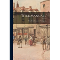 Title Manual / - Paperback