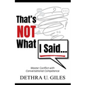 That's Not What I Said - Paperback